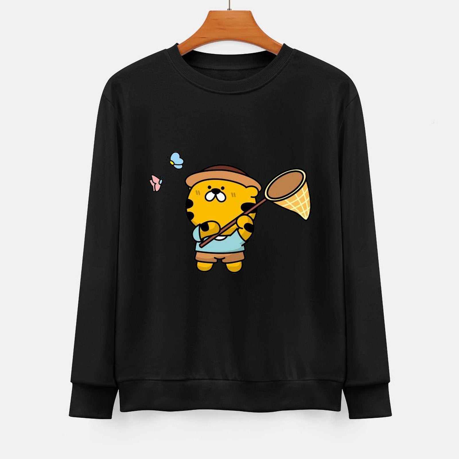 Front Patterned Long Sleeve TopPerformance Minimalist